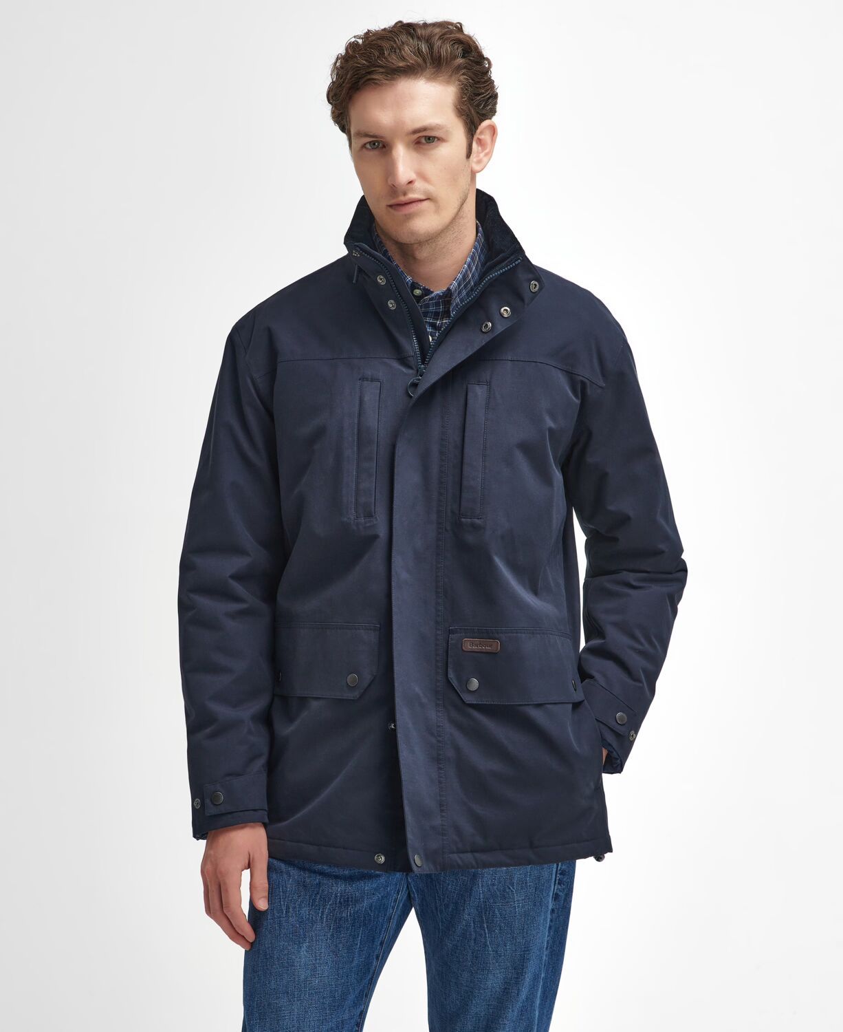 Barbour Cranston Men's Waterproof Jacket Navy 7