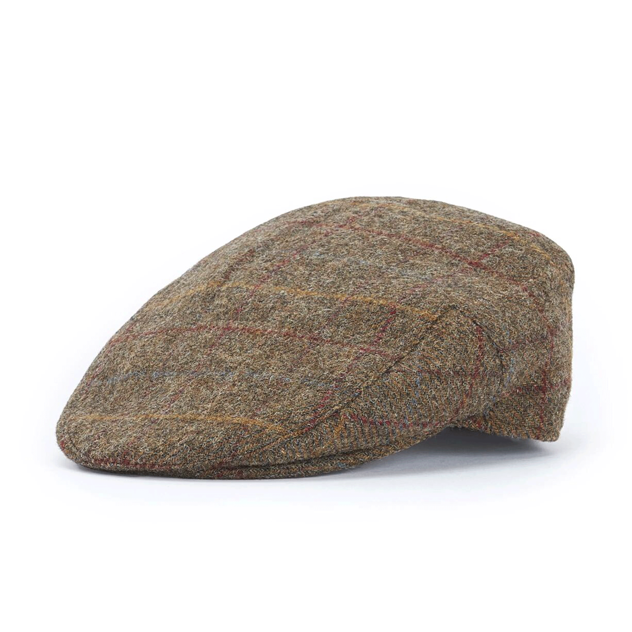 Barbour Crieff Check Cap Olive-Blue-Red