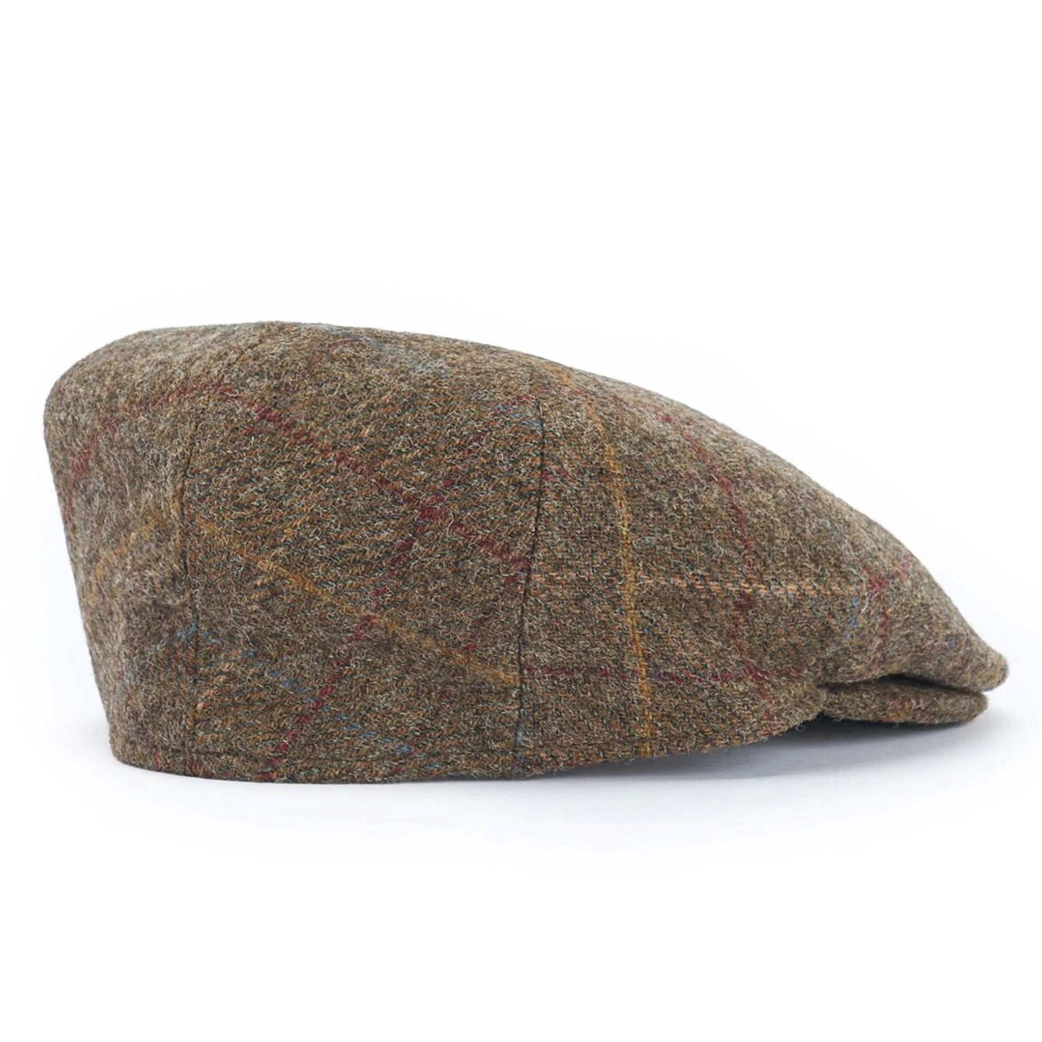 Barbour Crieff Check Cap Olive-Blue-Red