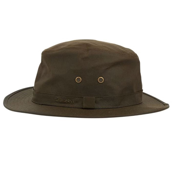 Barbour Dawson Wax Safari Hat Olive 1