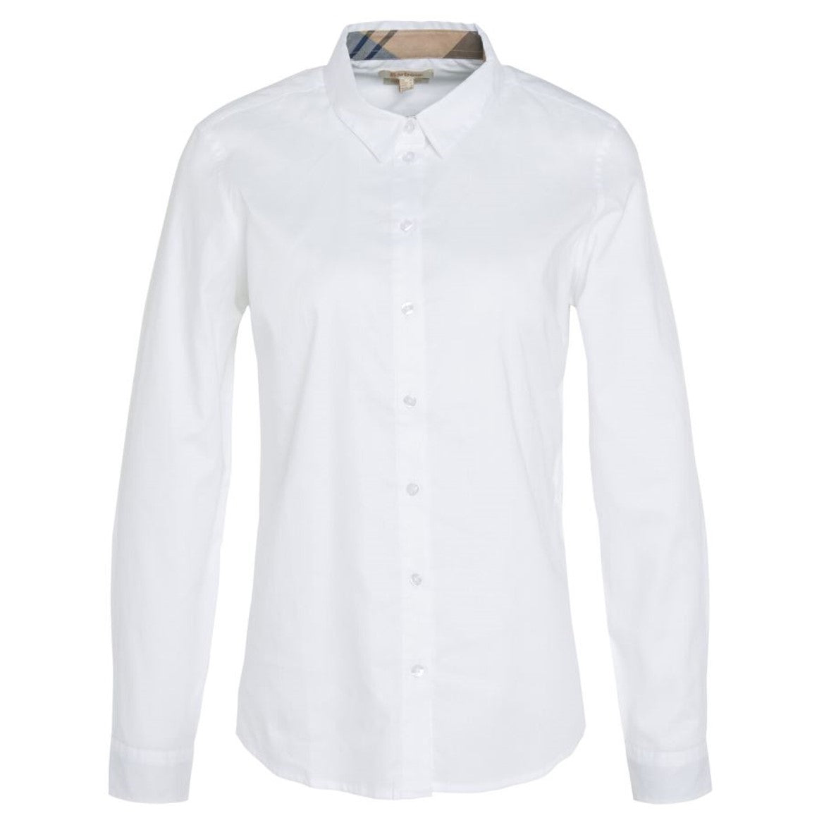 Barbour Derwent Ladies Shirt White-Primrose Hessian 1