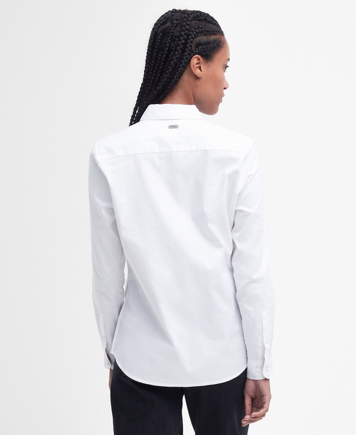 Barbour Derwent Ladies Shirt White-Primrose Hessian 4