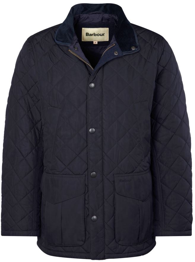 Barbour Devon Men's Quilted Jacket Navy 2