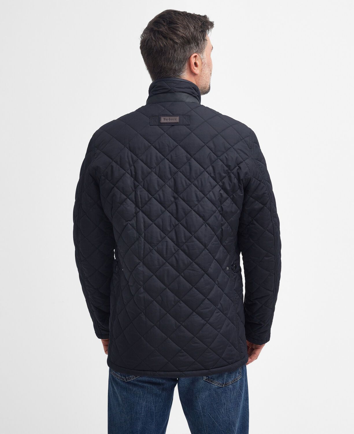 Barbour Devon Men's Quilted Jacket Navy 3