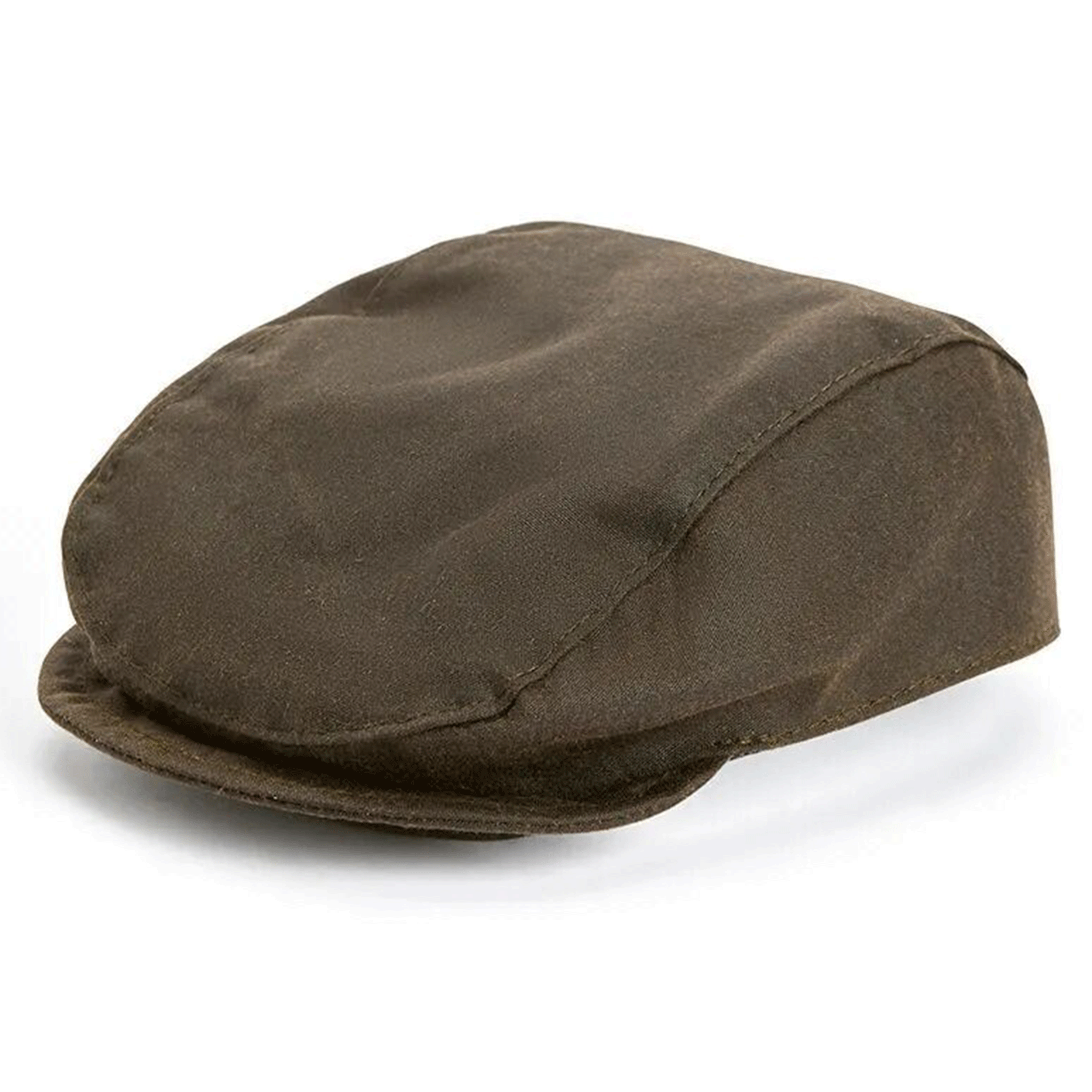 Barbour Dog Wax Flat Cap Olive