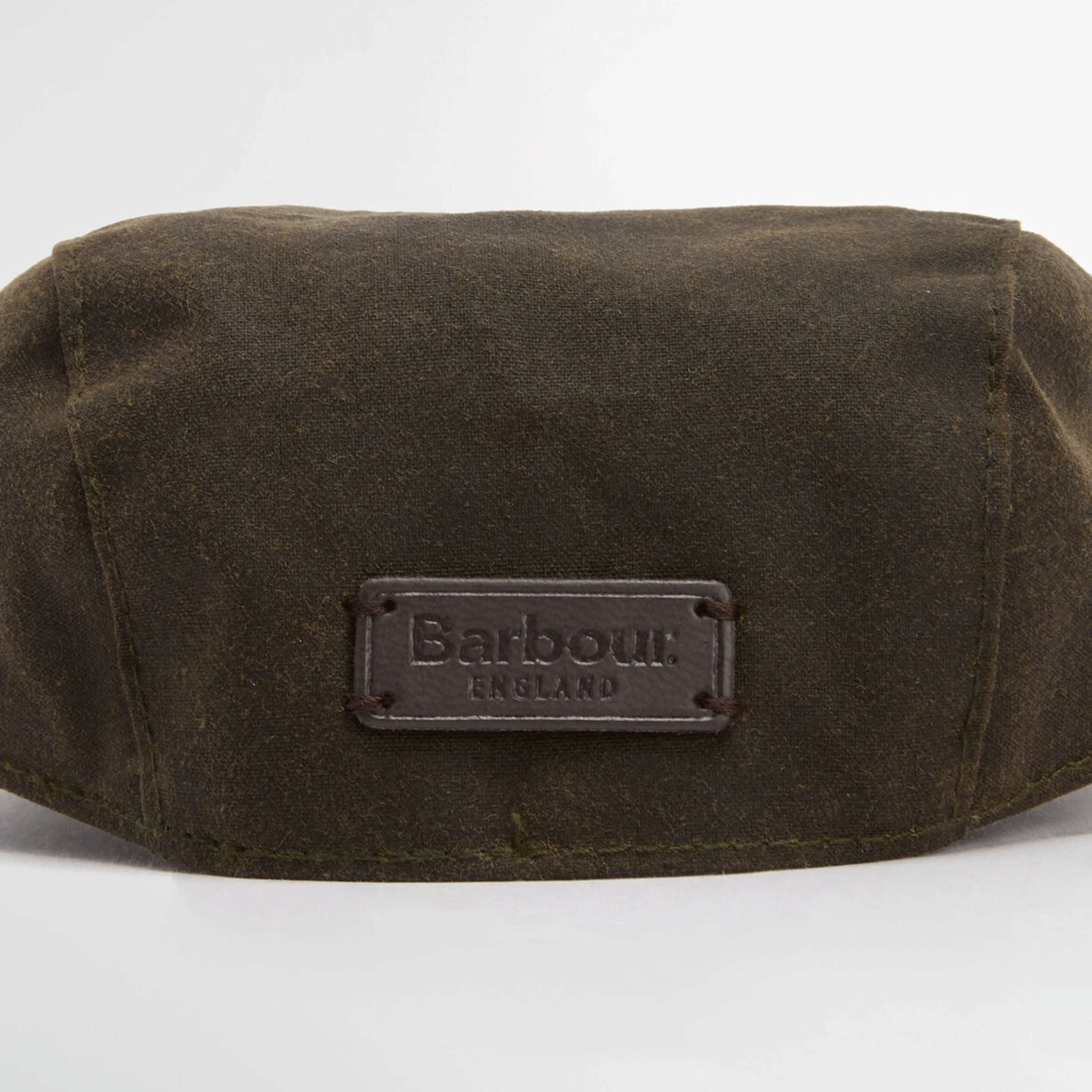 Barbour Dog Wax Flat Cap Olive