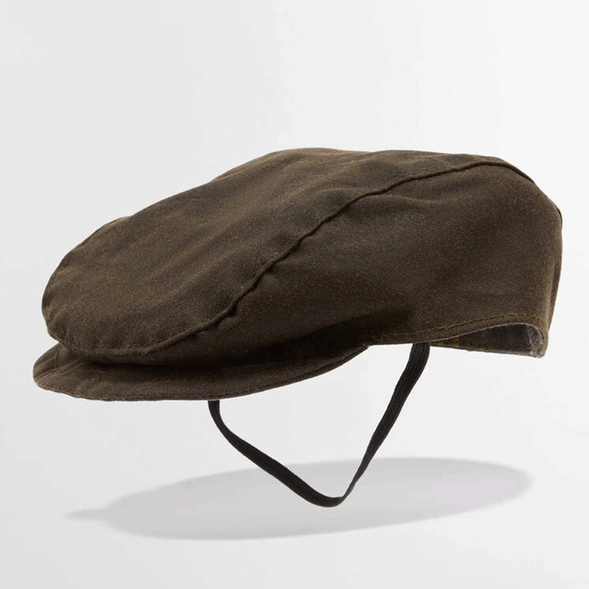 Barbour Dog Wax Flat Cap Olive