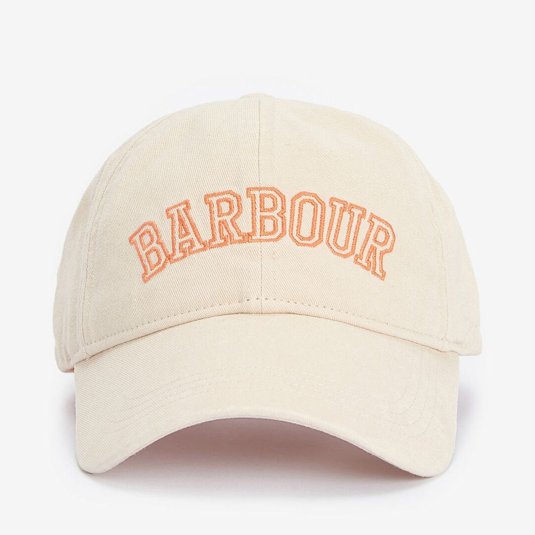Barbour Emily Sports Cap Parchment-Apricot Crush 4