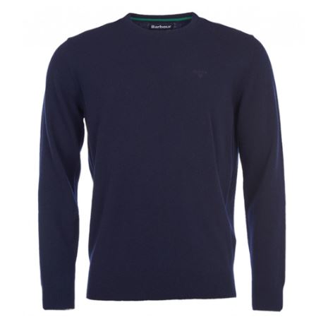 Barbour Essential Crew Neck Jumper Navy 1