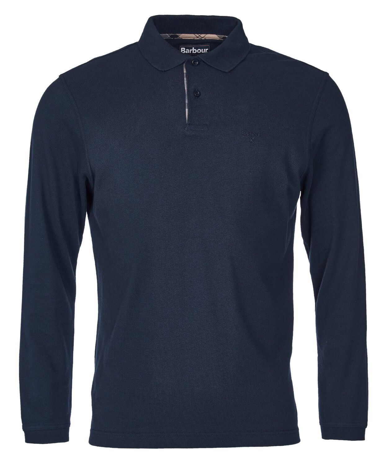 Barbour Essential Long Sleeve Polo Shirt Navy 2