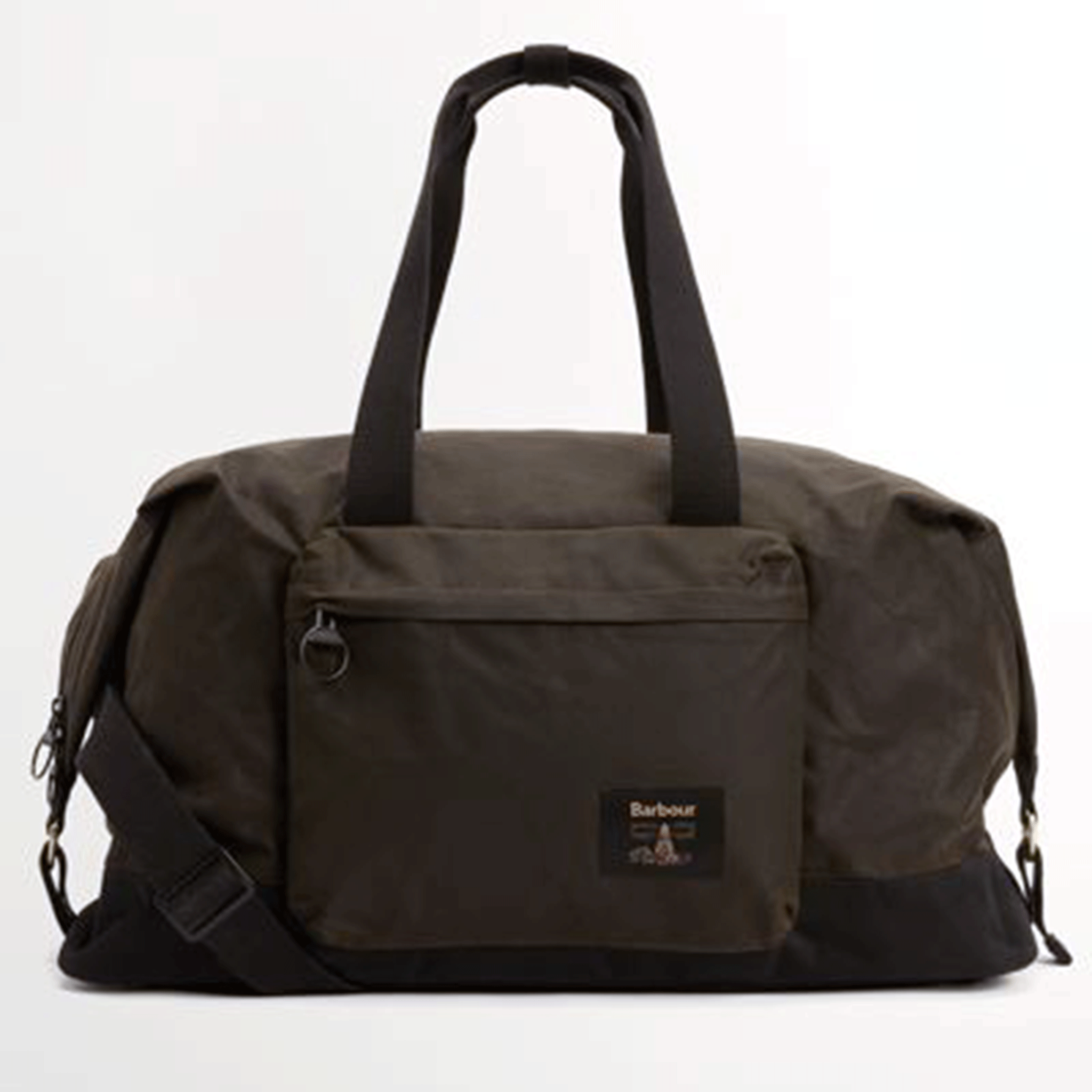 Barbour Field Waxed Holdall Olive-Black
