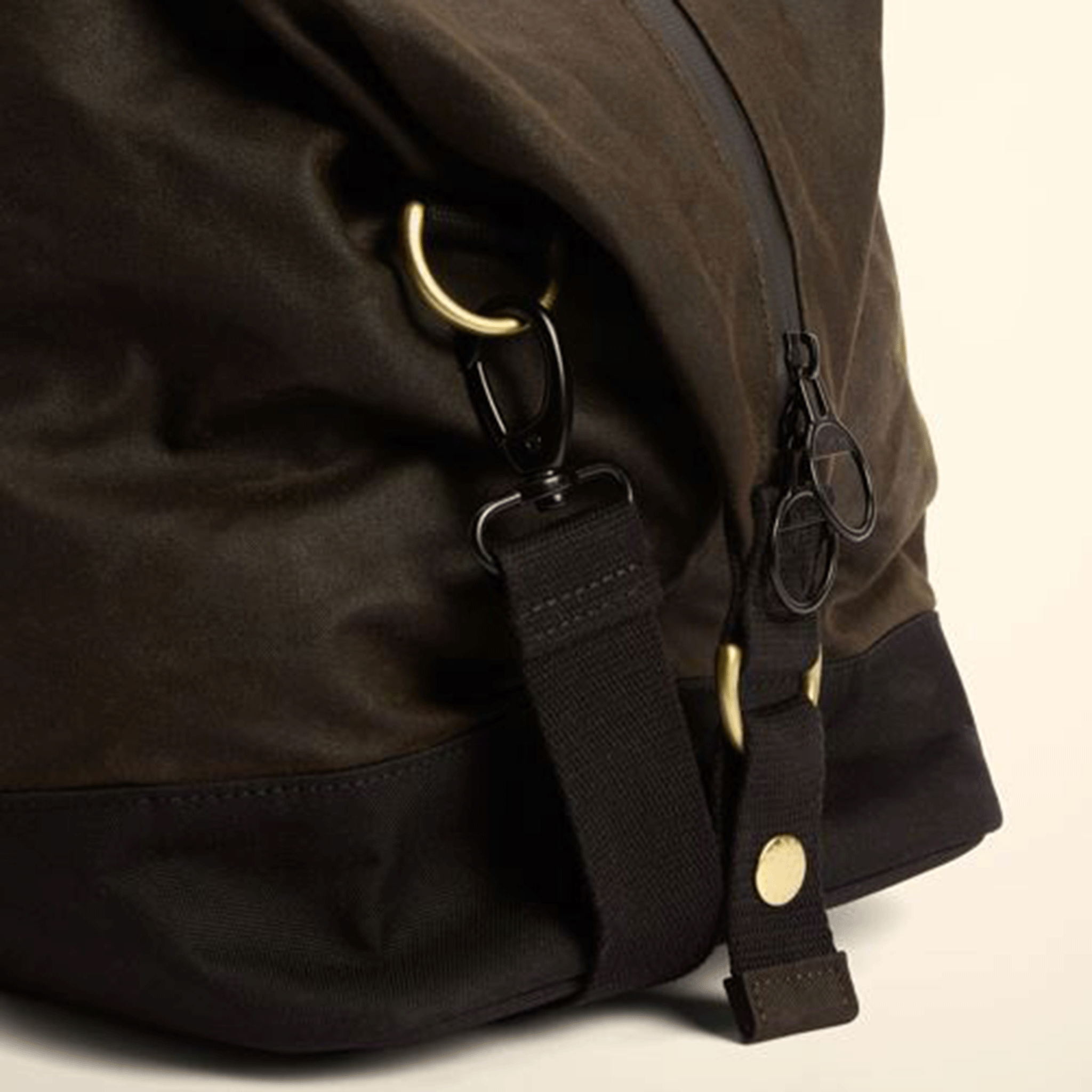 Barbour Field Waxed Holdall Olive-Black