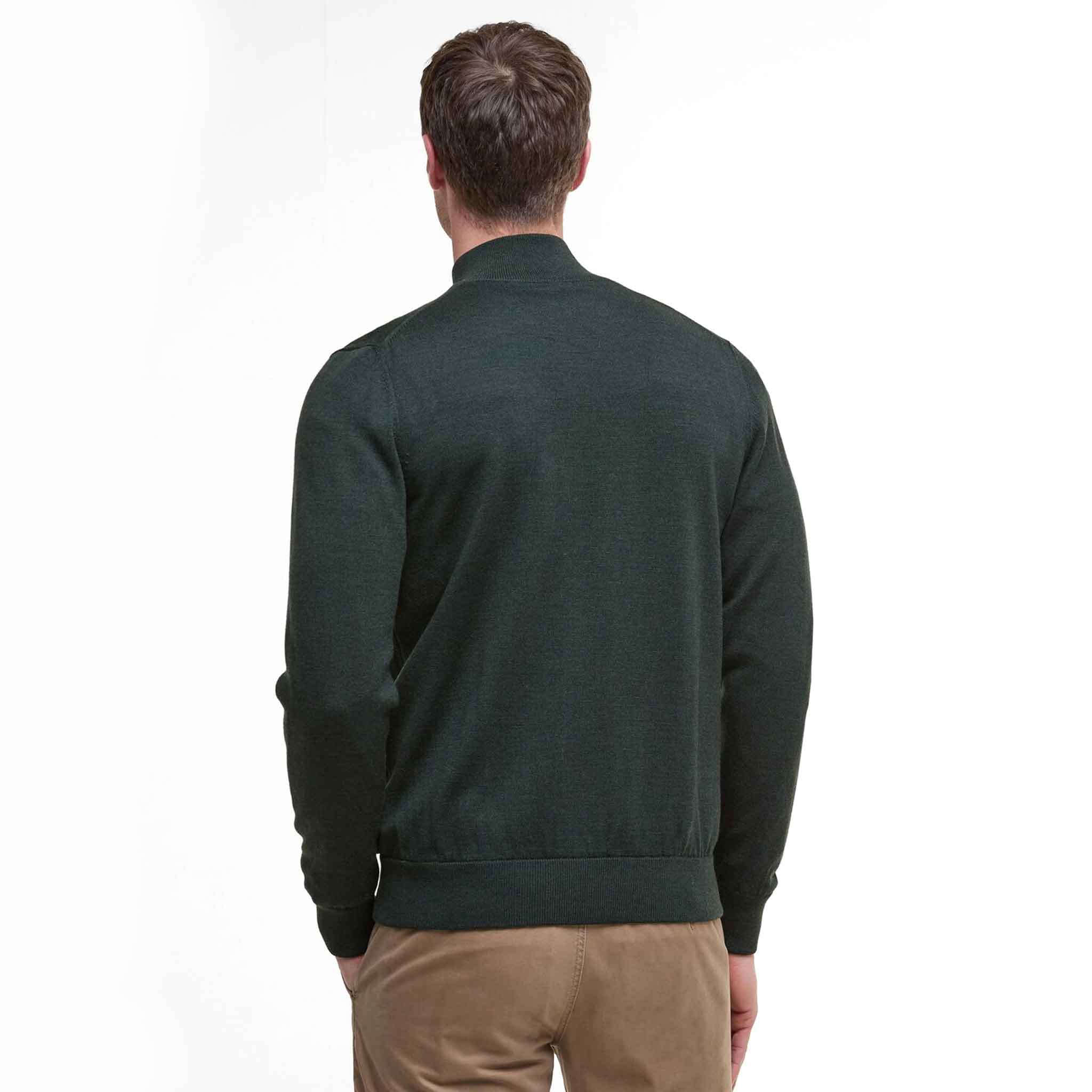 Barbour Gamlin Half Zip Jumper Olive