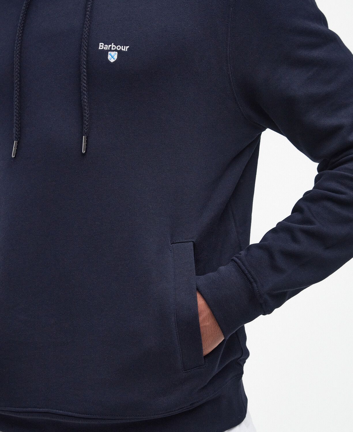 Barbour Grassington Hoodie Navy 3