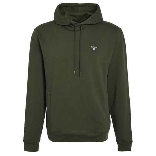 Barbour Grassington Hoodie Olive 1
