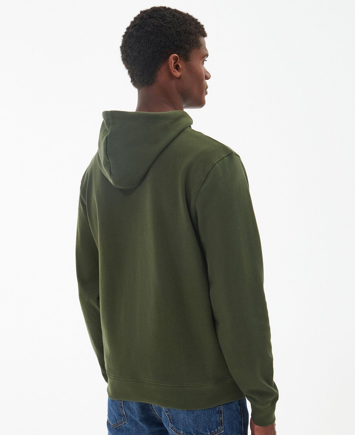 Barbour Grassington Hoodie Olive 5