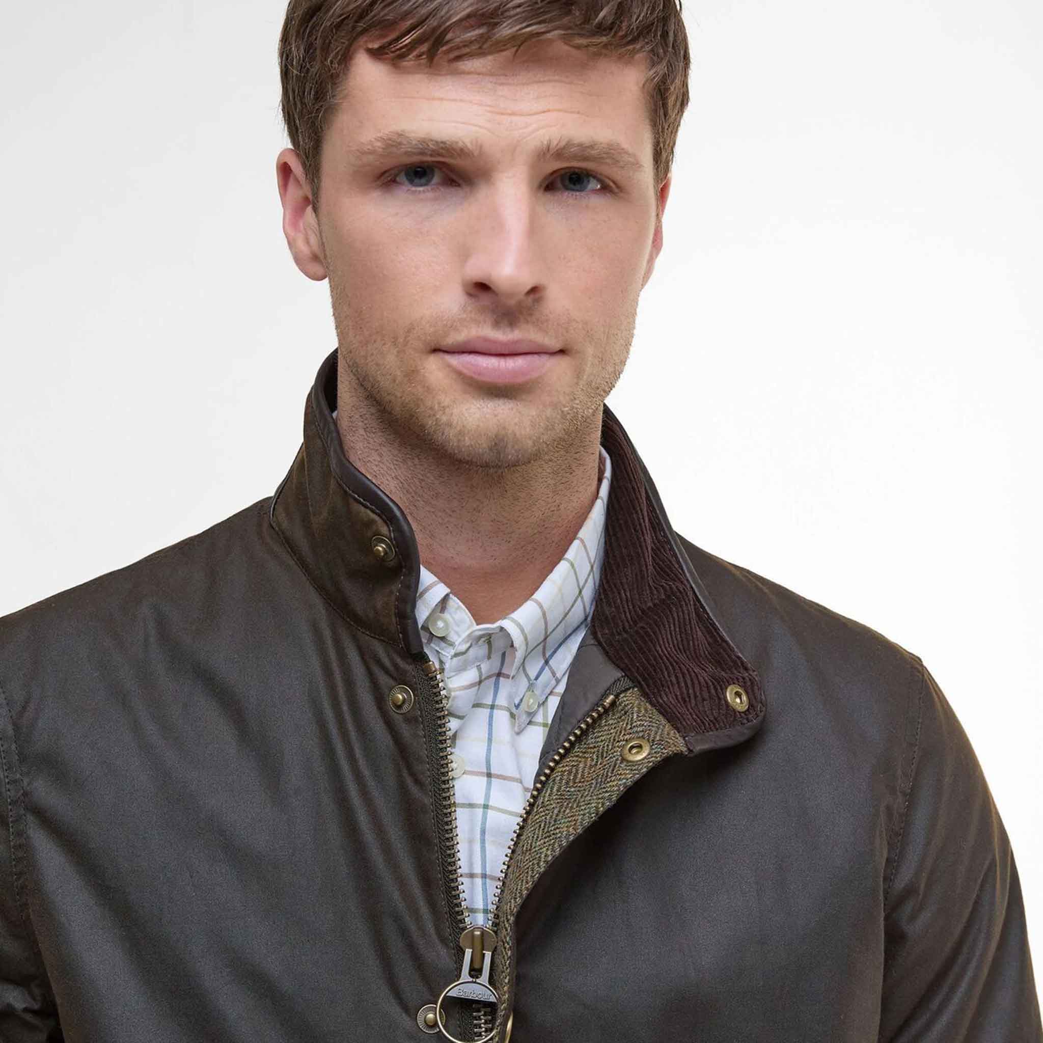 Barbour Hereford Men's Wax Jacket Olive