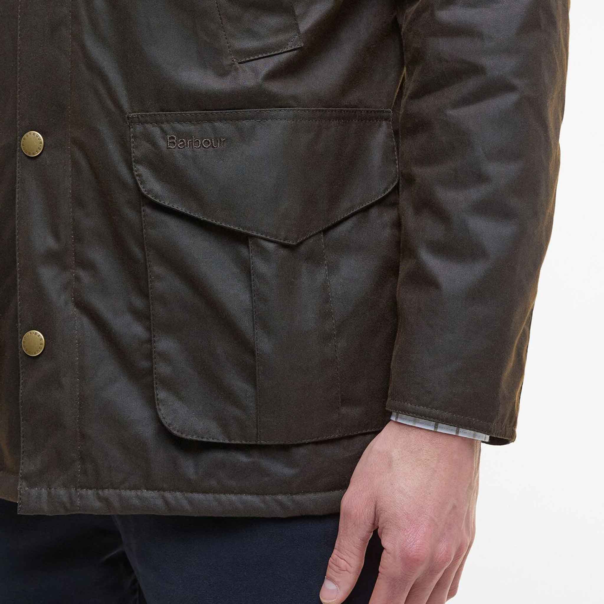 Barbour Hereford Men's Wax Jacket Olive