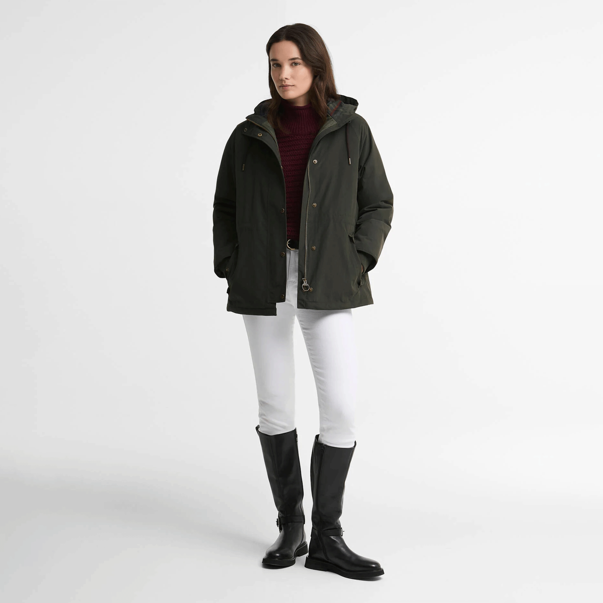 Barbour Hester Waterproof Jacket Sage/Classic