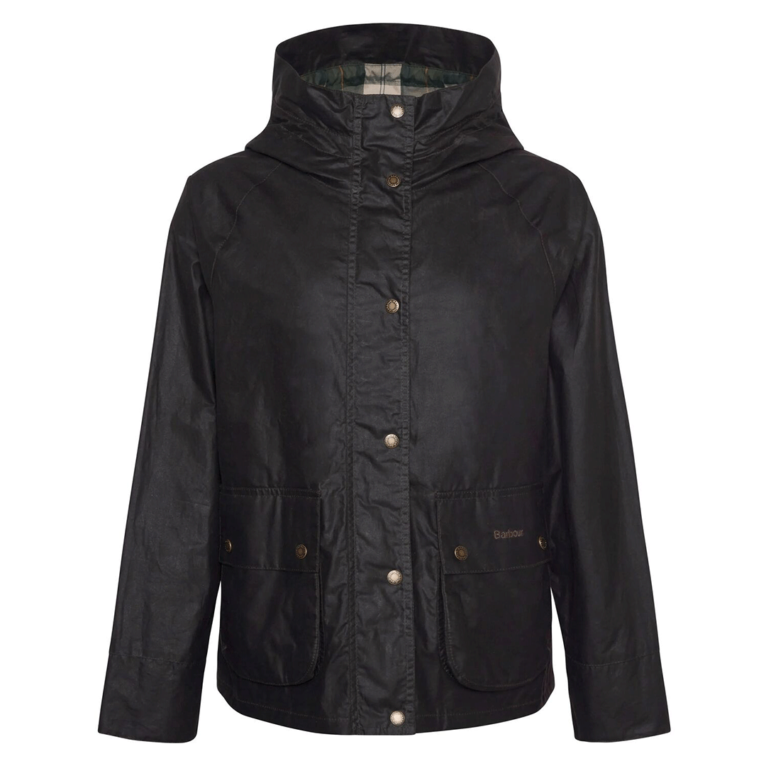 Barbour Hollies Ladies Waxed Jacket Rustic-Ancient Tartan