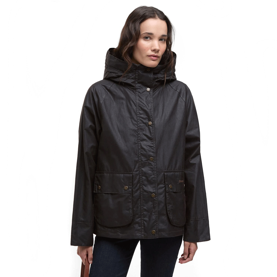 Barbour Hollies Ladies Waxed Jacket Rustic-Ancient Tartan