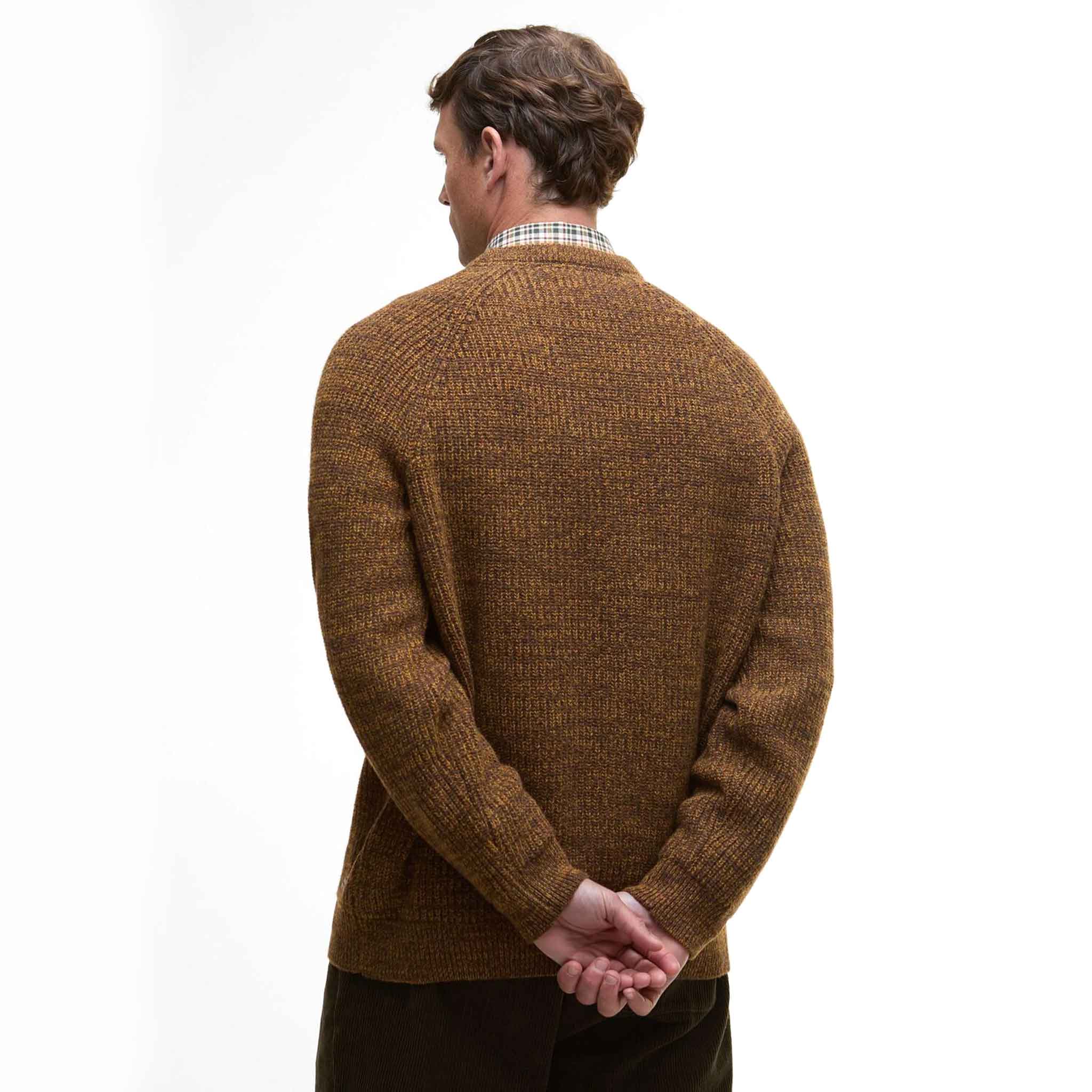 Barbour Horseford Crew Knit Jumper Copper