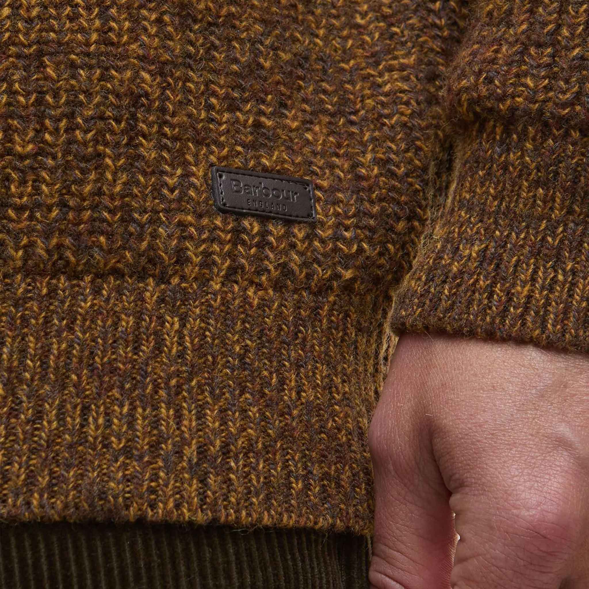 Barbour Horseford Crew Knit Jumper Copper