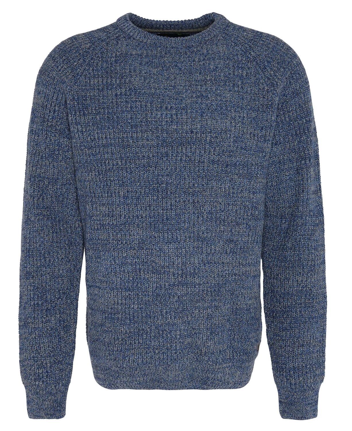 Barbour Horseford Crew Knit Jumper River Blue 2