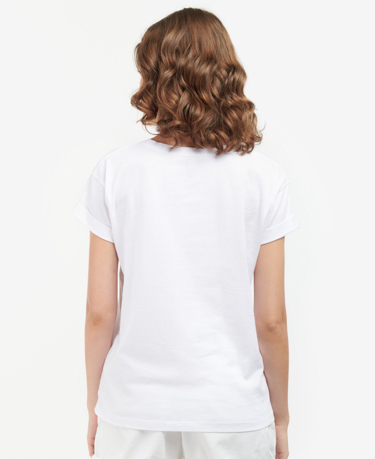 Barbour Kenmore Relaxed Fit T-Shirt White 3