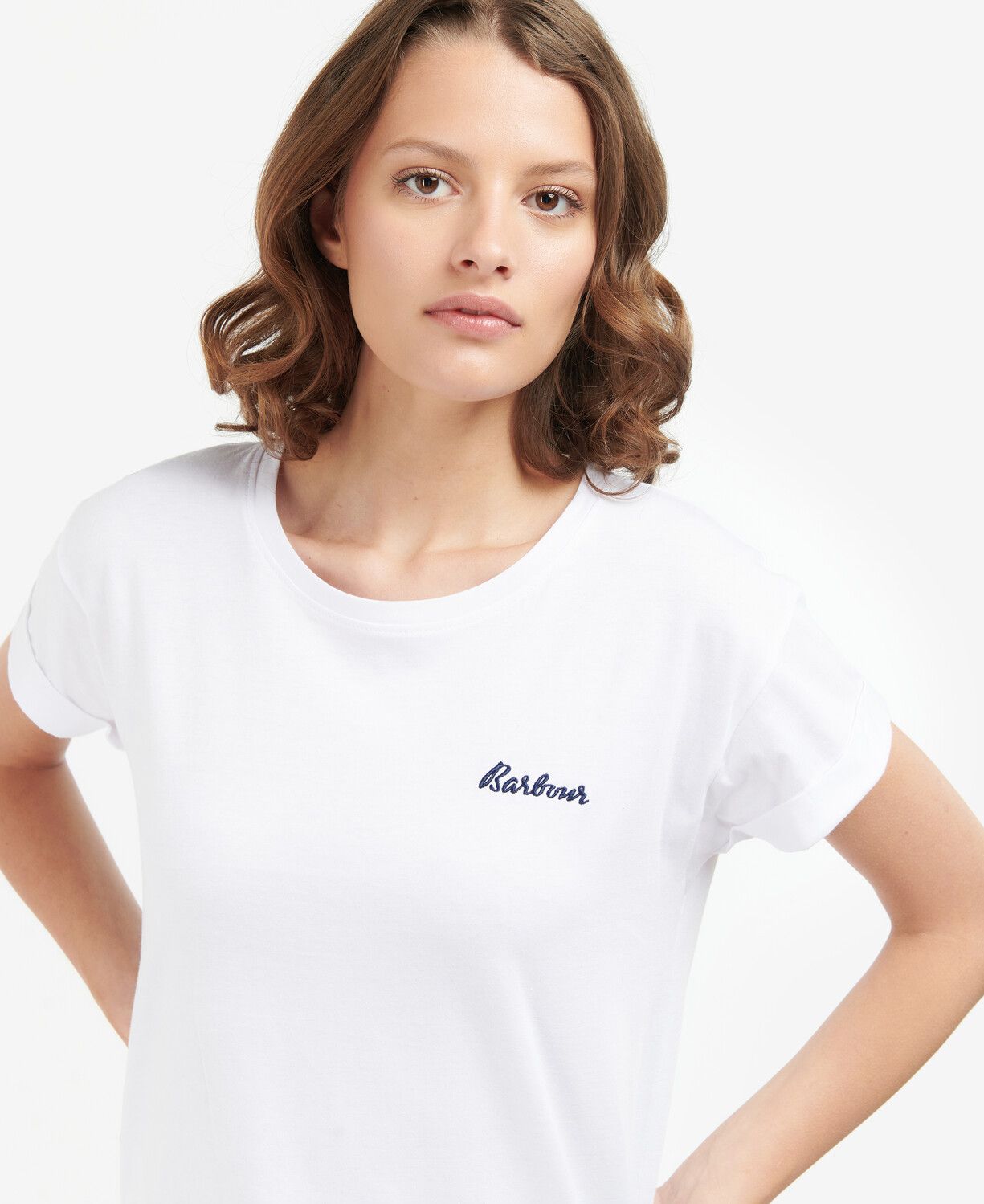 Barbour Kenmore Relaxed Fit T-Shirt White 4