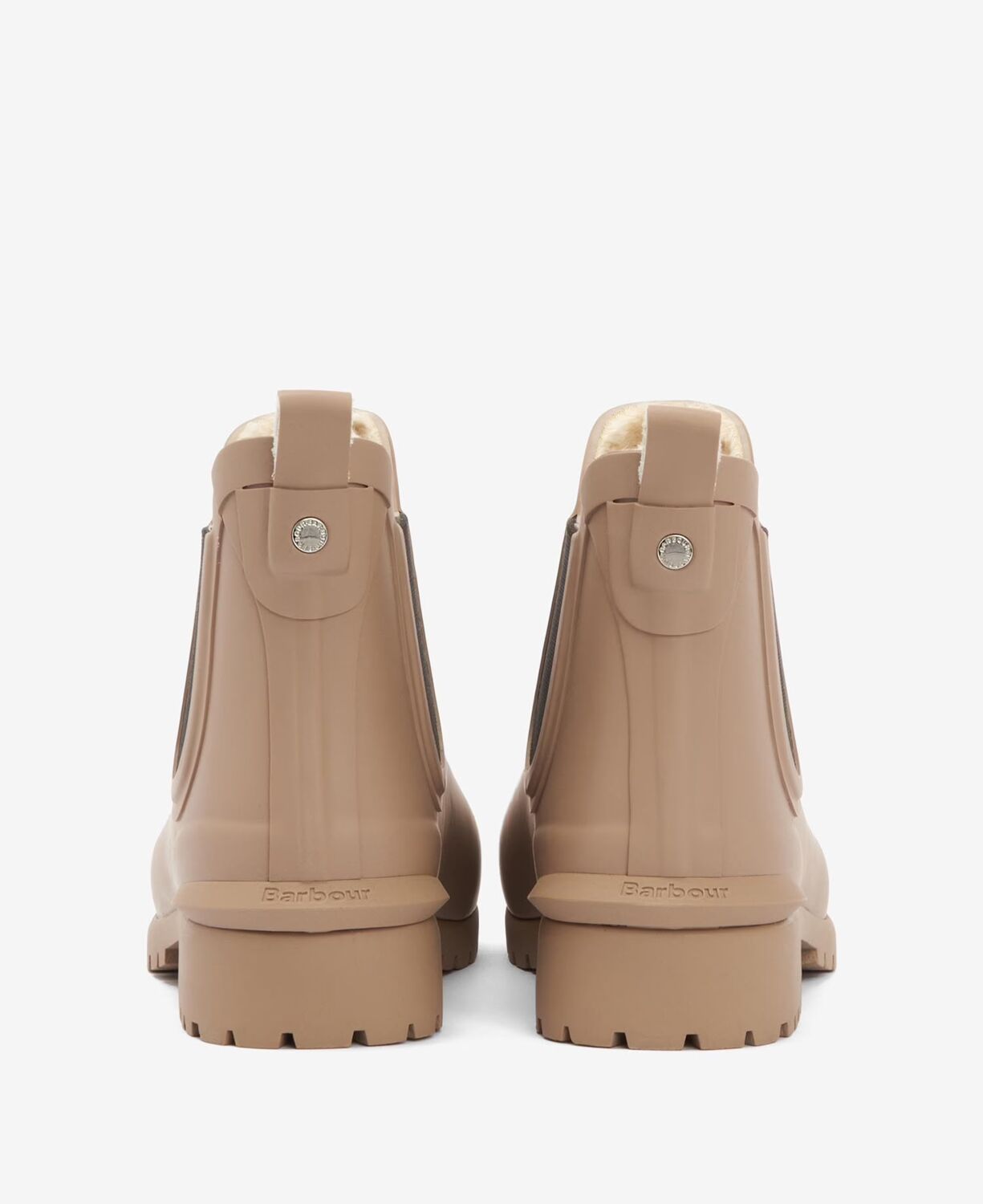Barbour Kirkton Ladies Chelsea Wellington Boots Putty 5