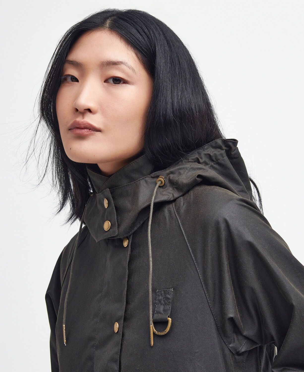 Barbour Ladies Avon Wax Jacket Olive Classic 4