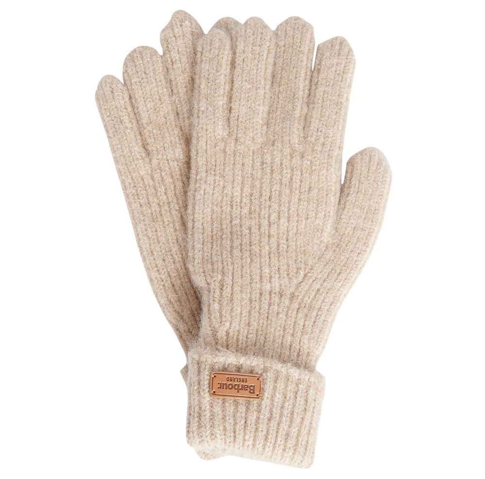 Barbour Ladies Pendle Knitted Gloves Trench 1