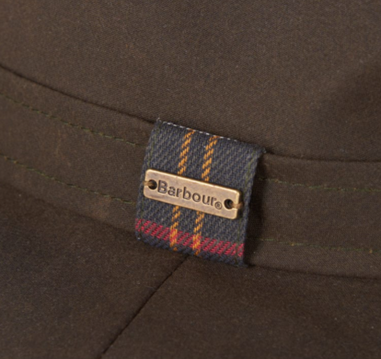 Barbour Ladies Vintage Wax Bushman Hat Olive 2