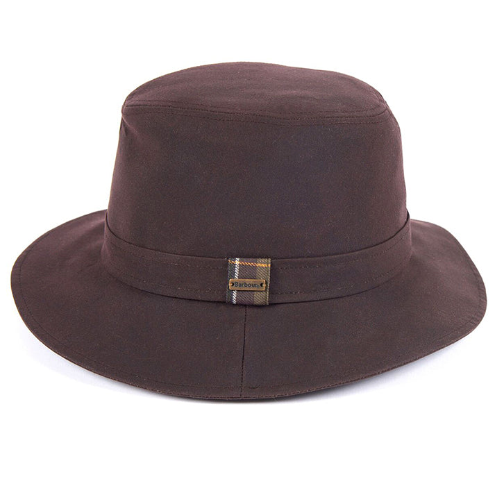 Barbour Ladies Vintage Wax Bushman Hat Rustic 2