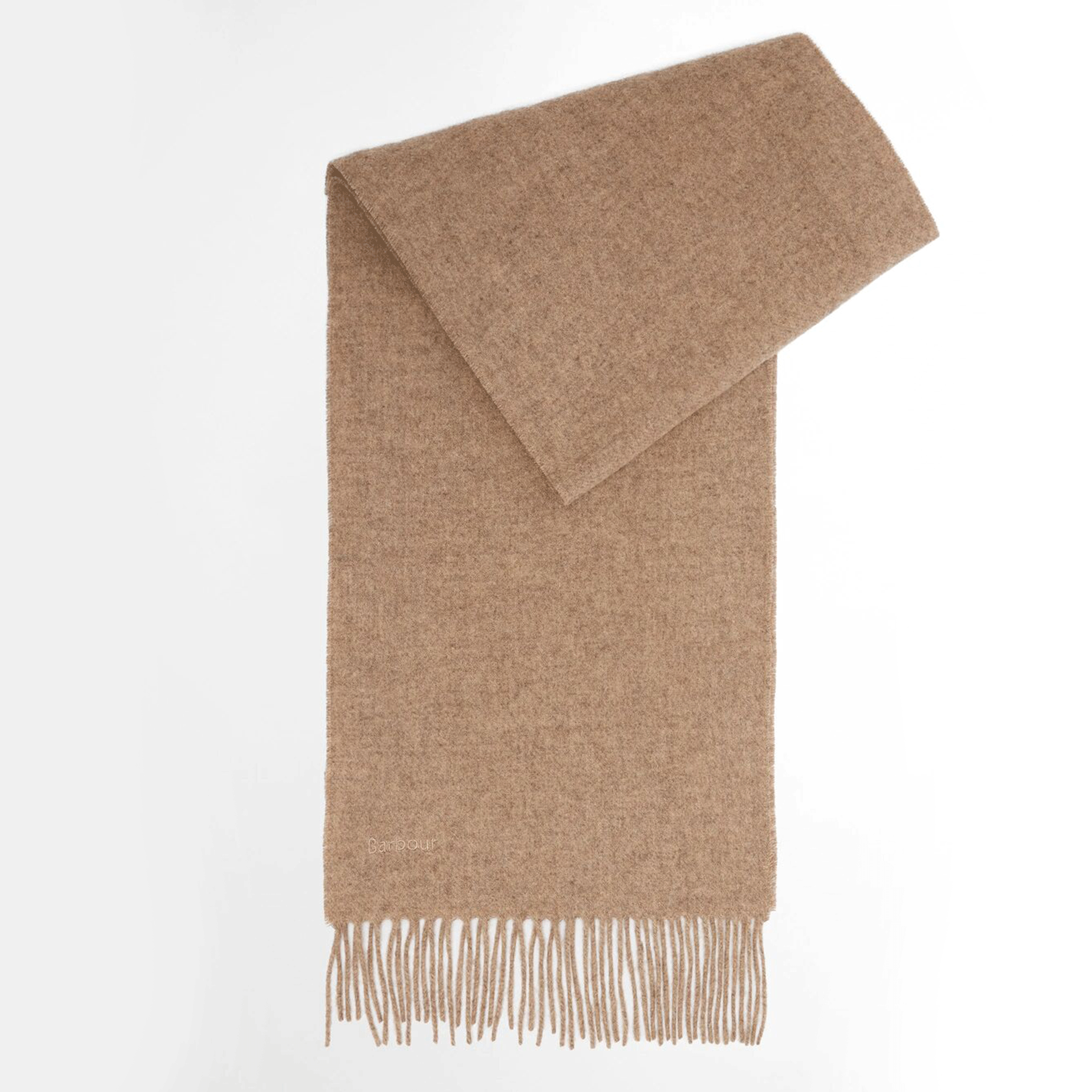 Barbour Lambswool Woven Scarf Oatmeal