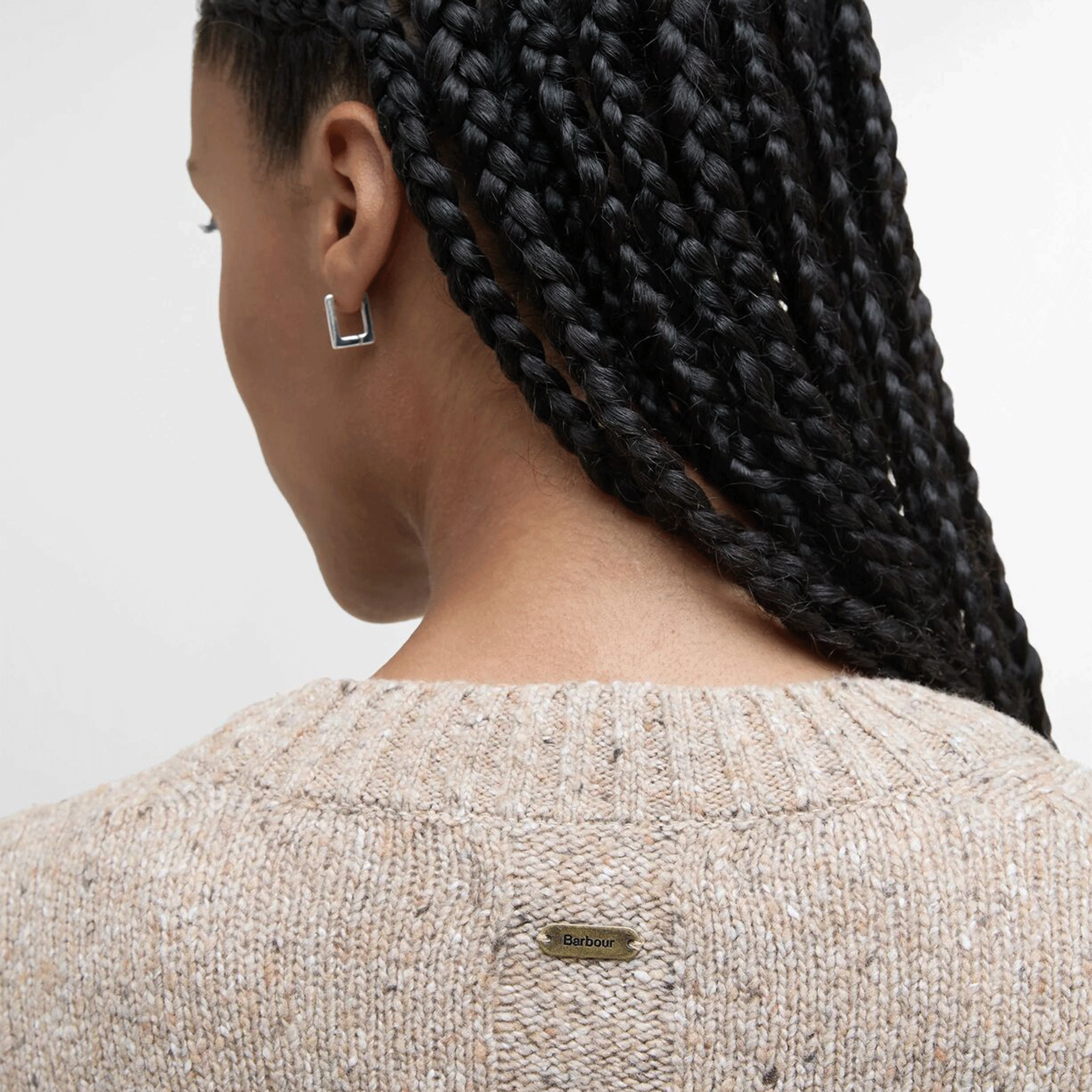 Barbour Lavensdale Crew Neck Jumper Light Honey