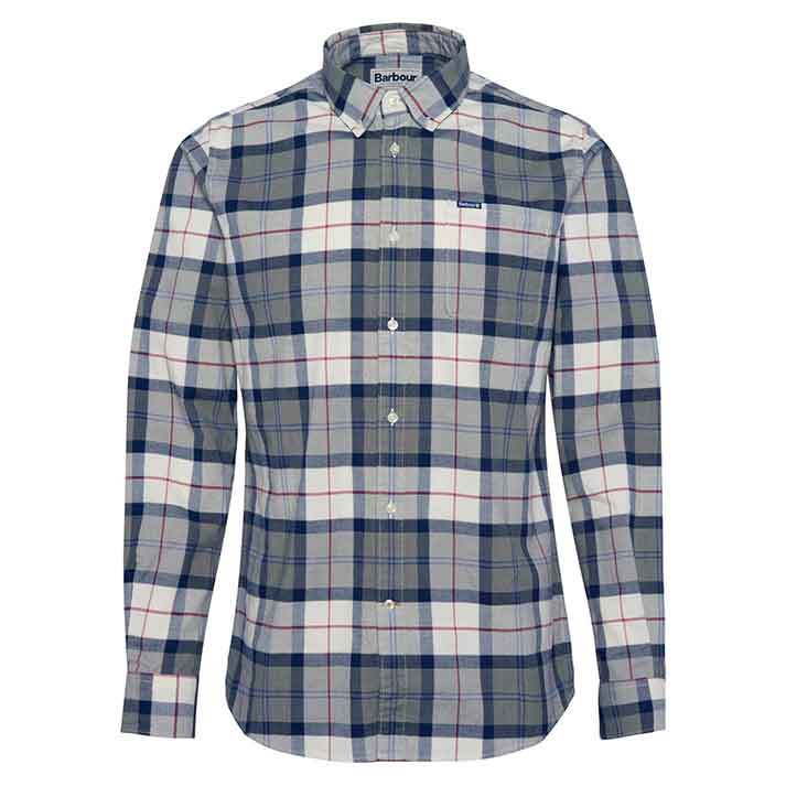 Barbour Lewis Tailored Shirt Bleached Pine Tartan
