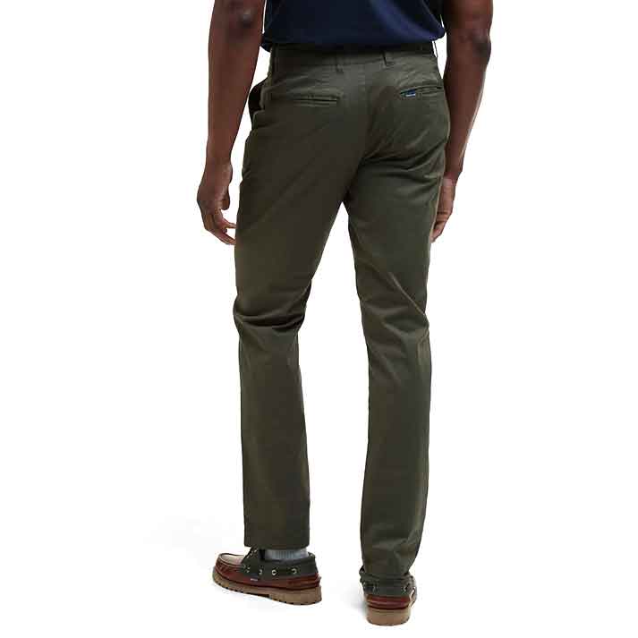 Barbour Lightweight Stretch Tailored Chinos Uniform Green