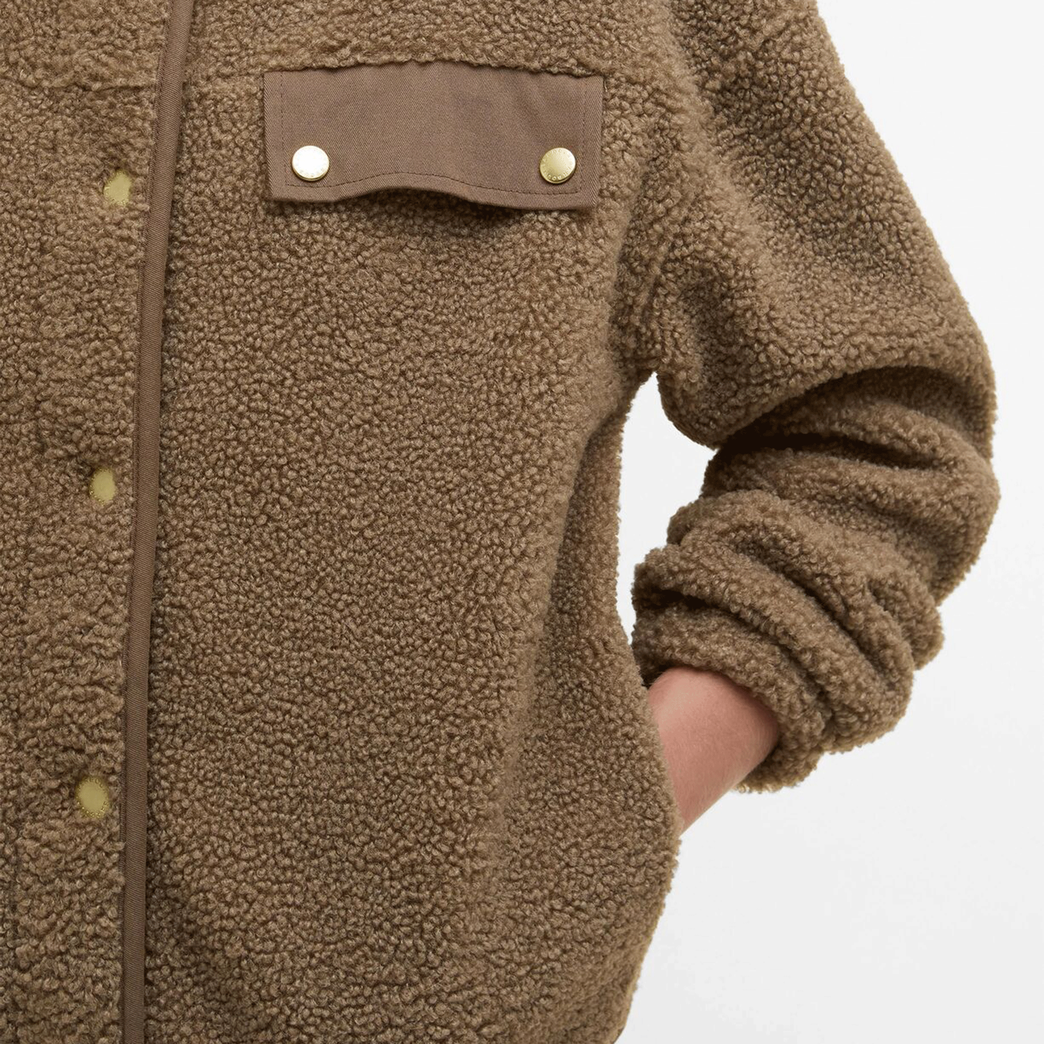Barbour Mabel Women's Fleece Military Brown