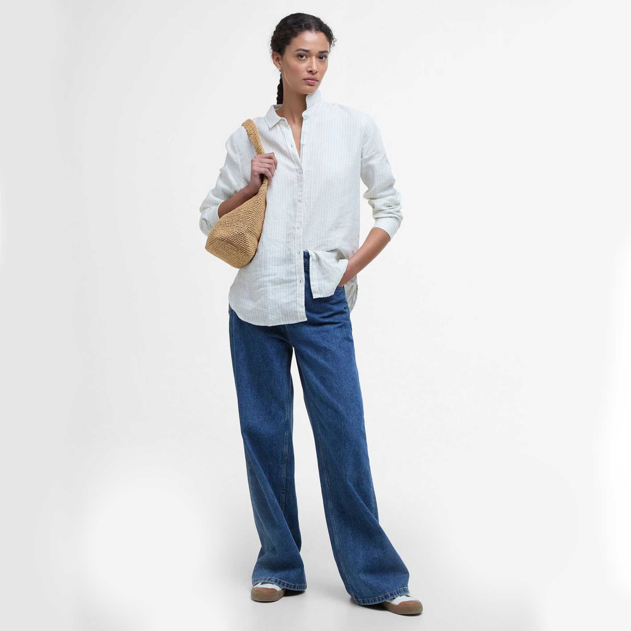 Barbour-Marine-Ladies-Relaxed-Shirt-Pale-Aqua-Stripe-3