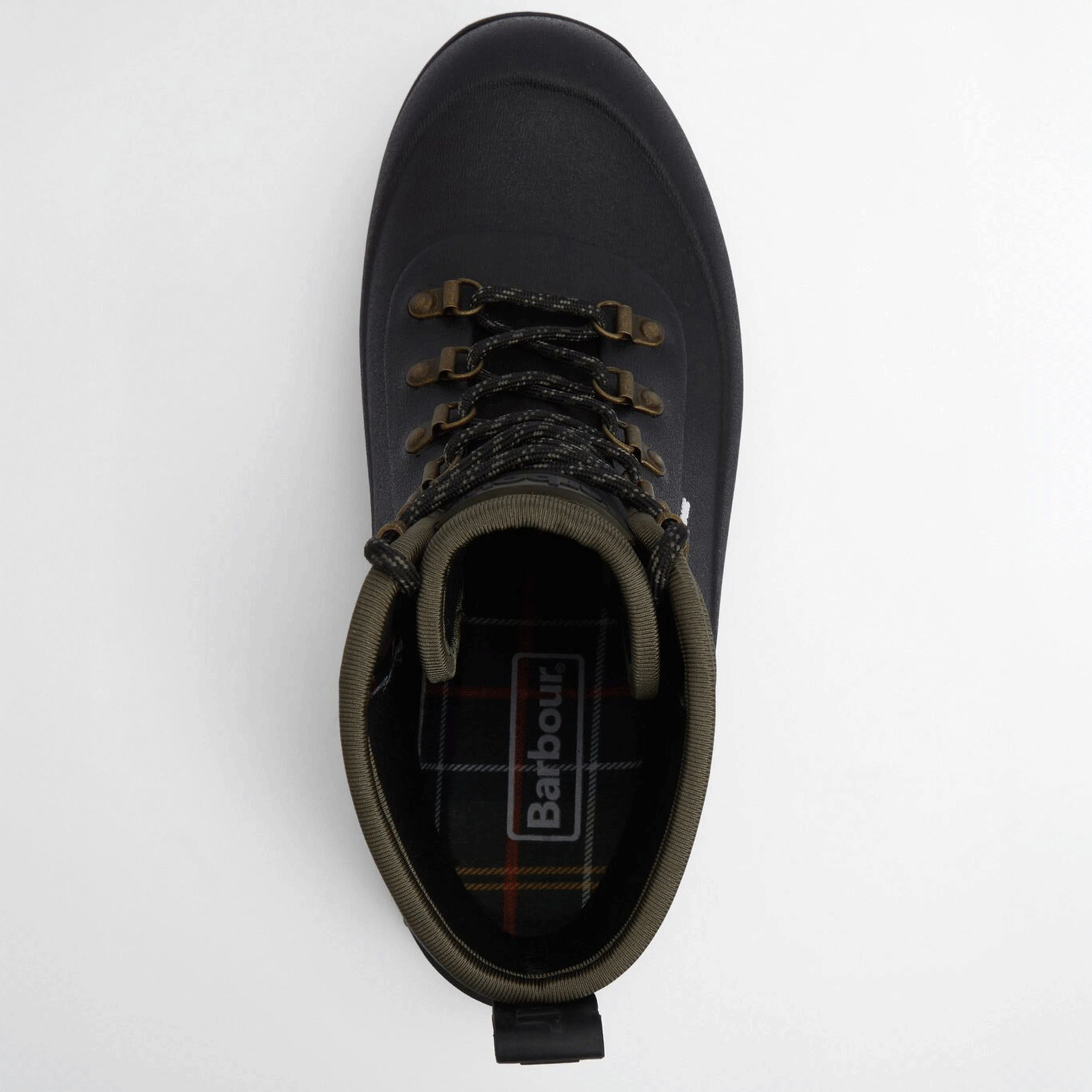 Barbour Marlow Lace-Up Wellington Boots Black