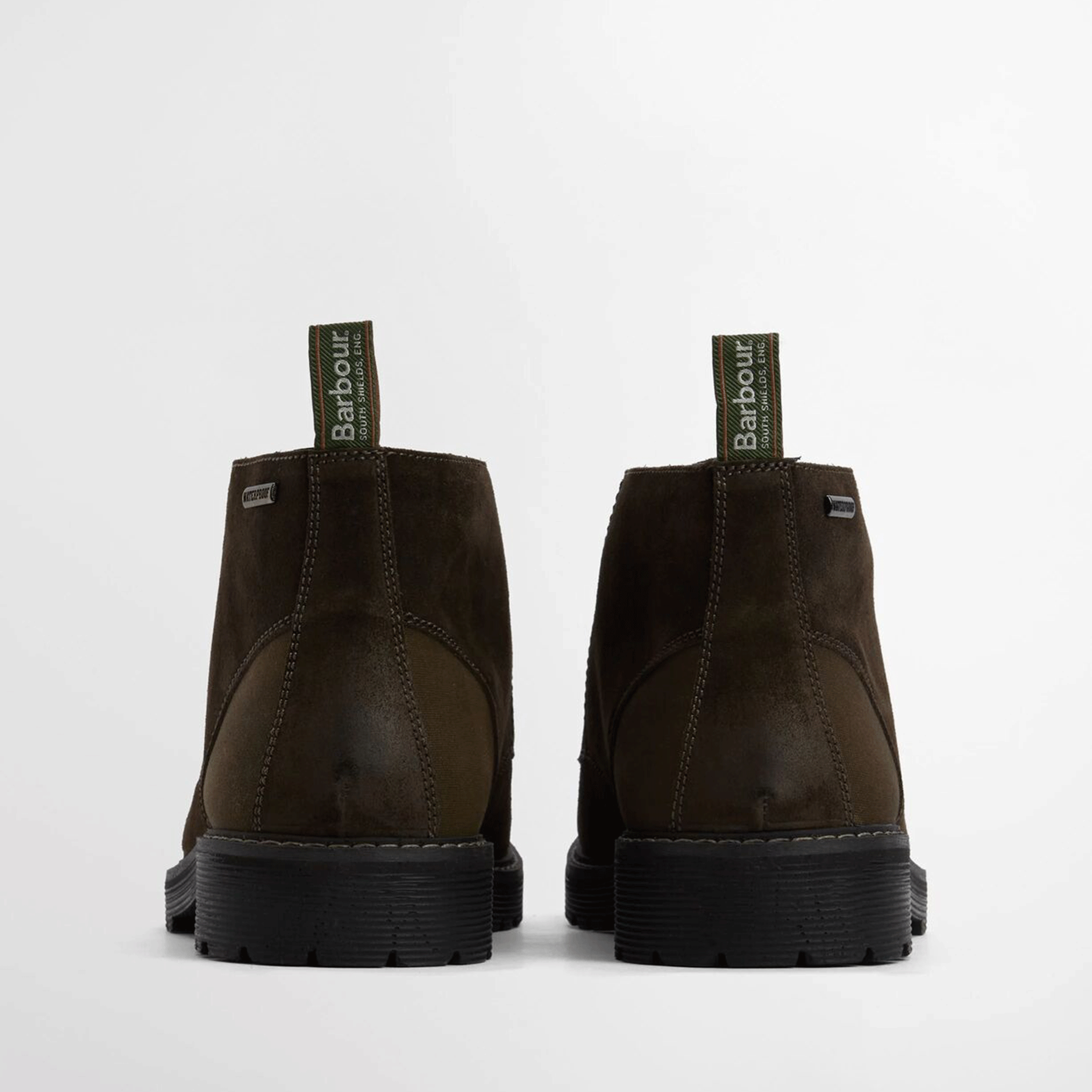 Barbour Maxwell Chukka Boots Oiled Brown Suede