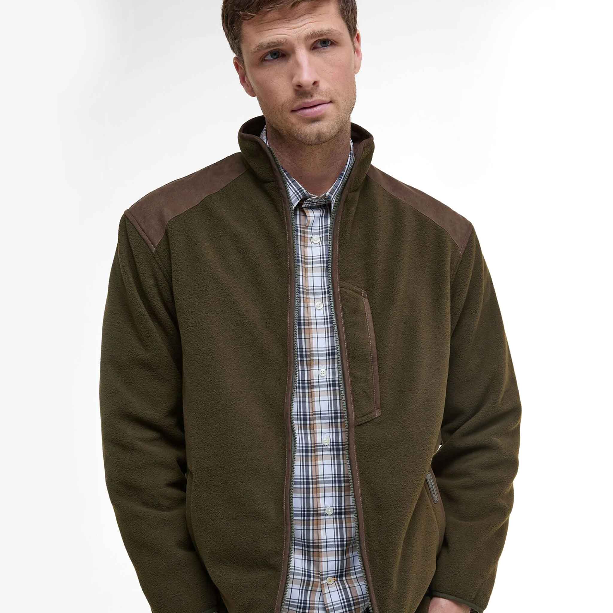 Barbour Men's Active Fleece Jacket Olive