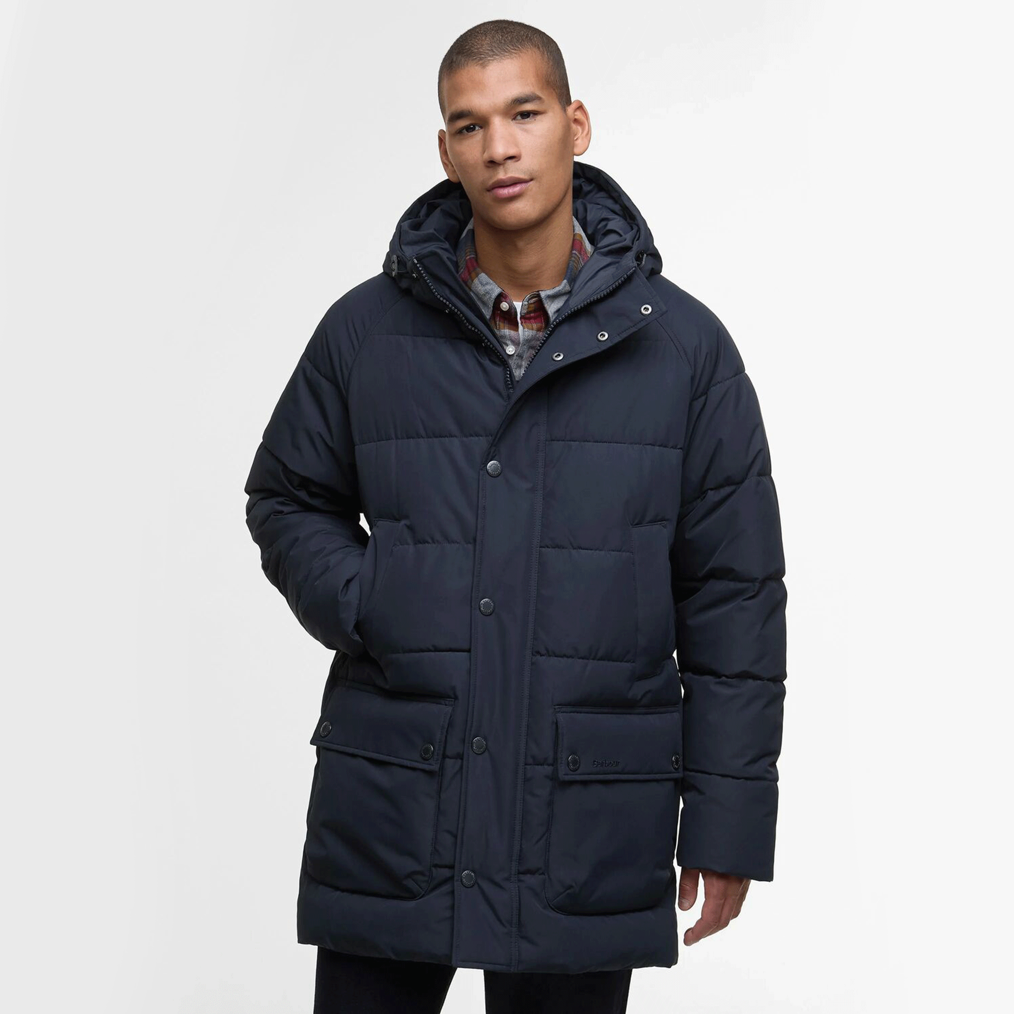 Barbour Men's Bedale Puffer Jacket Dark Navy