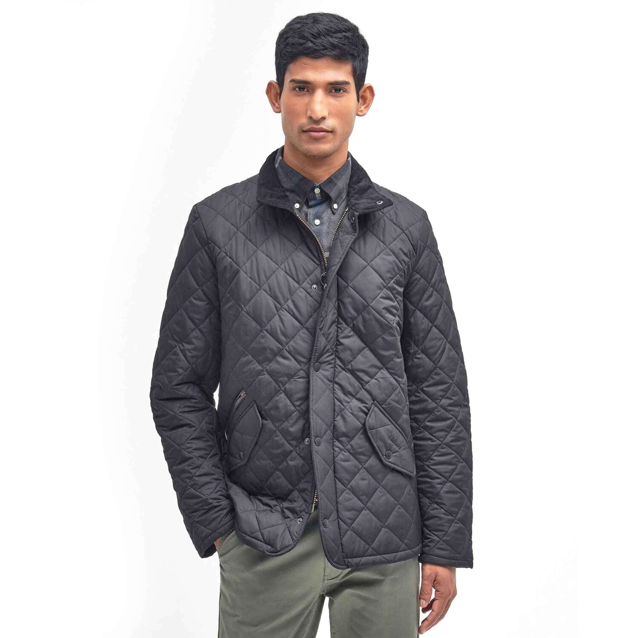 Barbour Men's Chelsea Sportsquilt Jacket Black