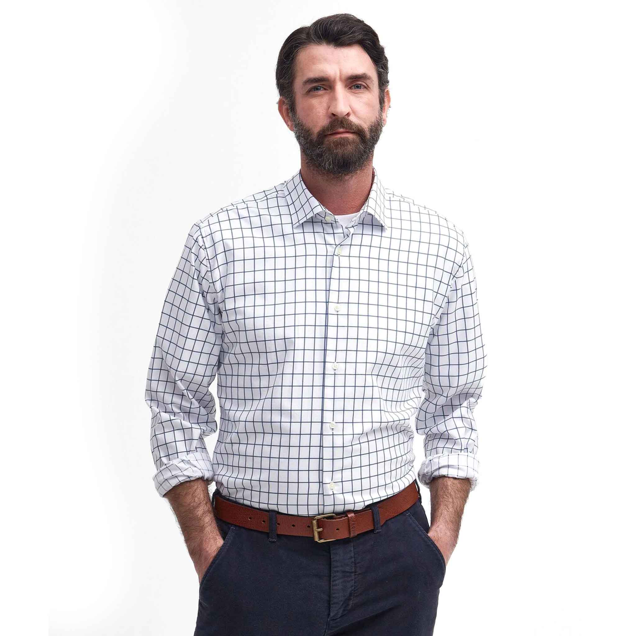 Barbour Men's Hanstead Country Active Shirt Blue