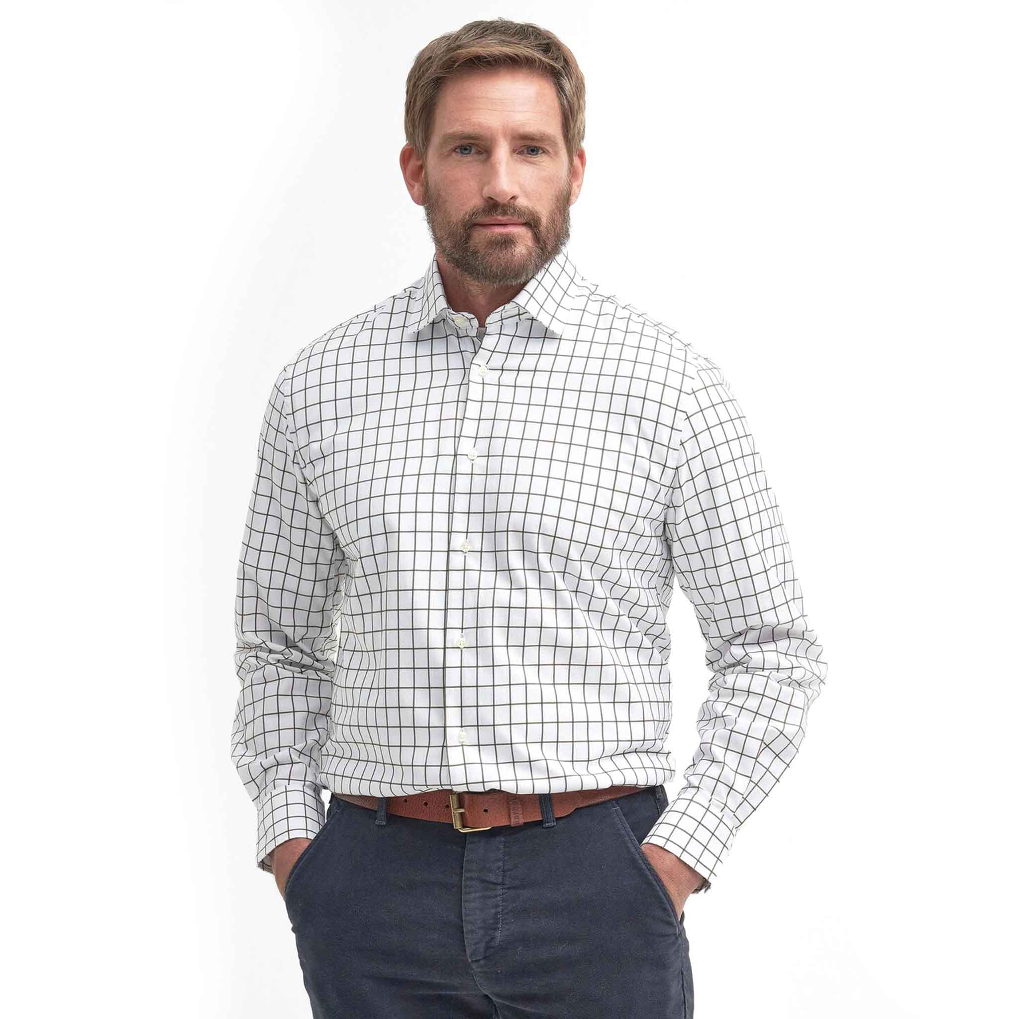 Barbour Men's Hanstead Country Active Shirt Olive