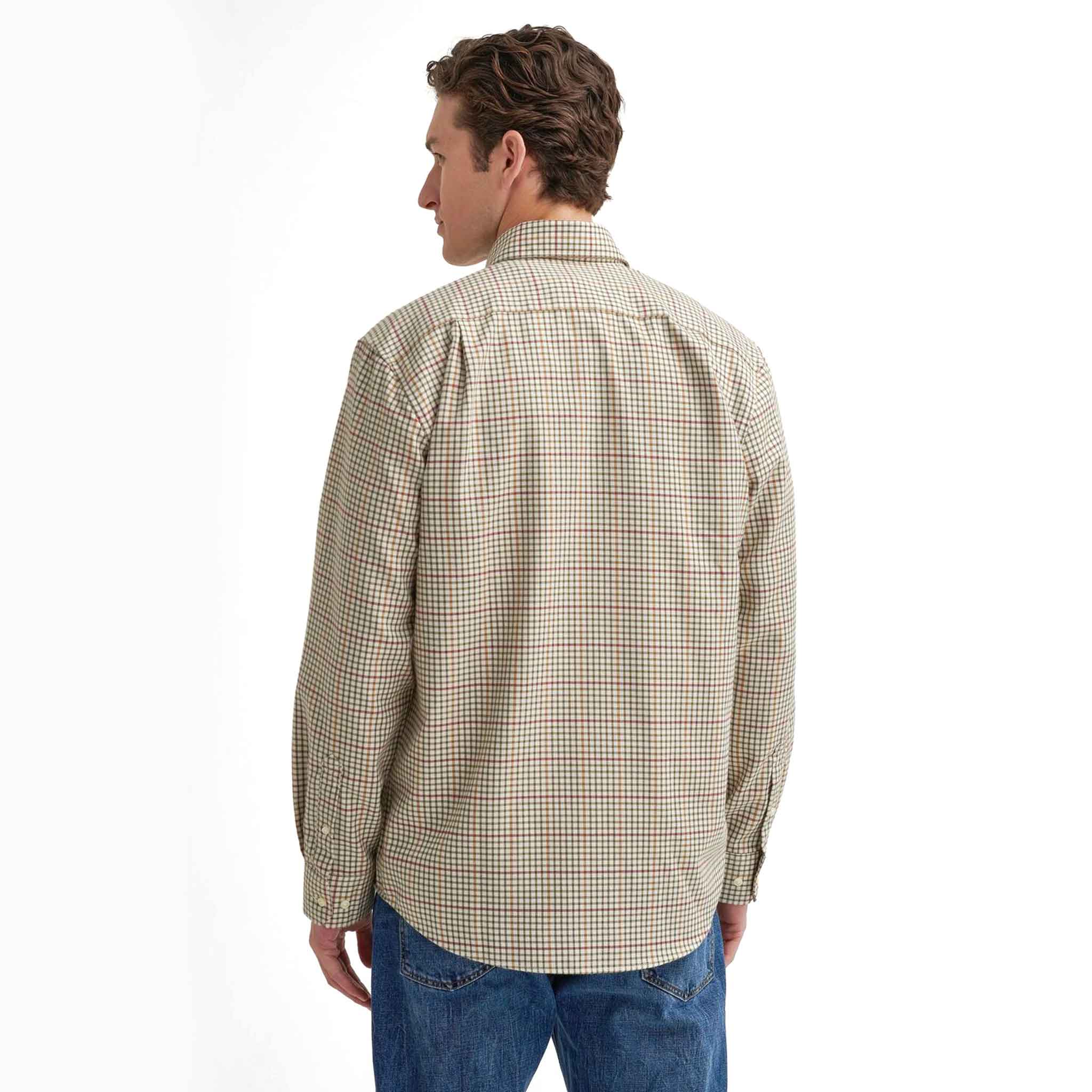 Barbour Men's Henderson Thermo Weave Shirt Ecru