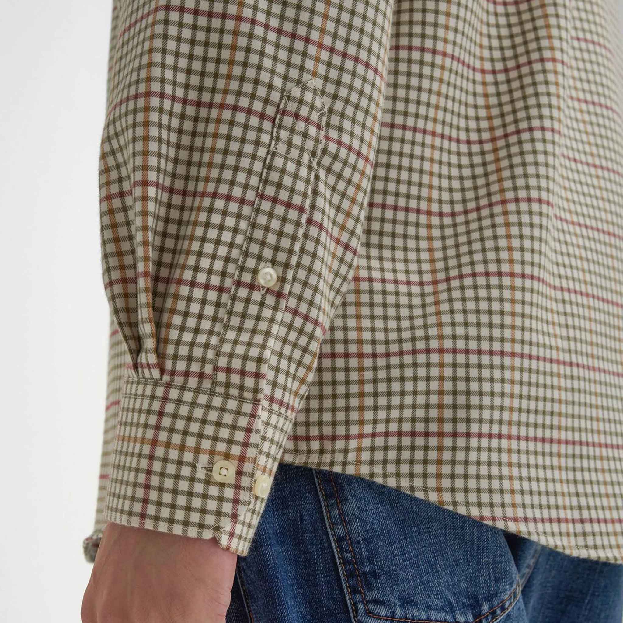 Barbour Men's Henderson Thermo Weave Shirt Ecru